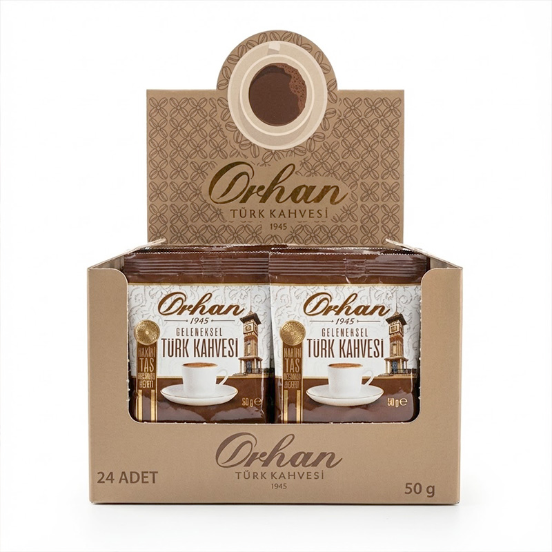 Orhan Öğütülmüş Türk Kahvesi 24x50 g